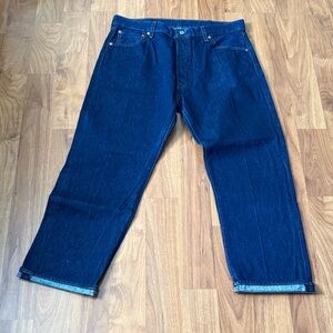 Levi 501 Mens Dark Blue Denim Jeans